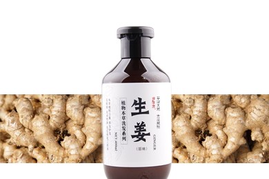 产品配方升级 泡沫丰富   雪莱昵植物本草生姜无硅油洗发原浆400ml